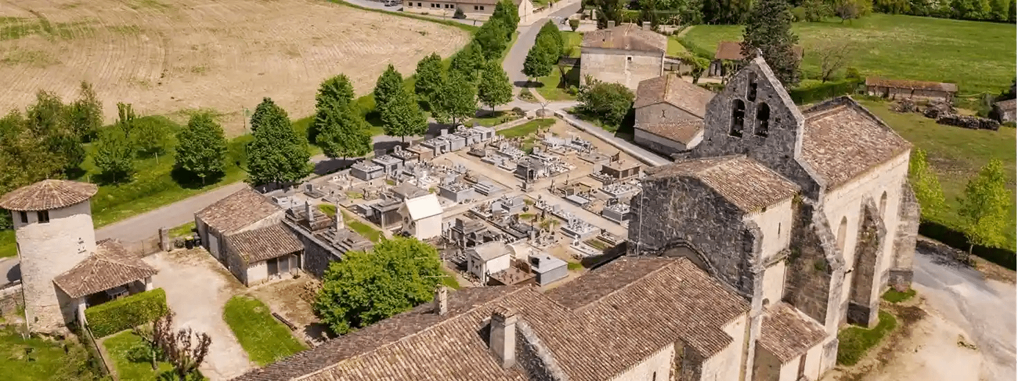 Drone patrimoine religieux et cimetières