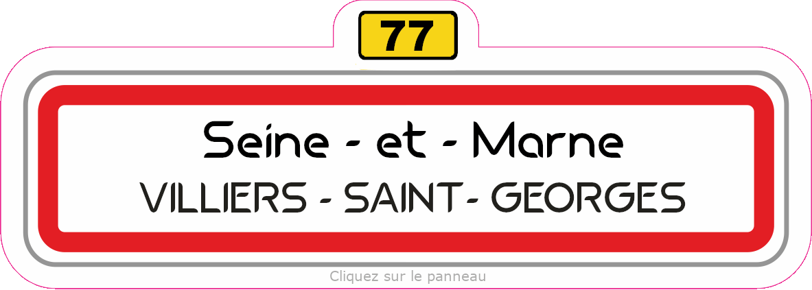 Panneau routier Villiers-Saint-Georges Seine-et-Marne intervention drone prises de vues aériennes