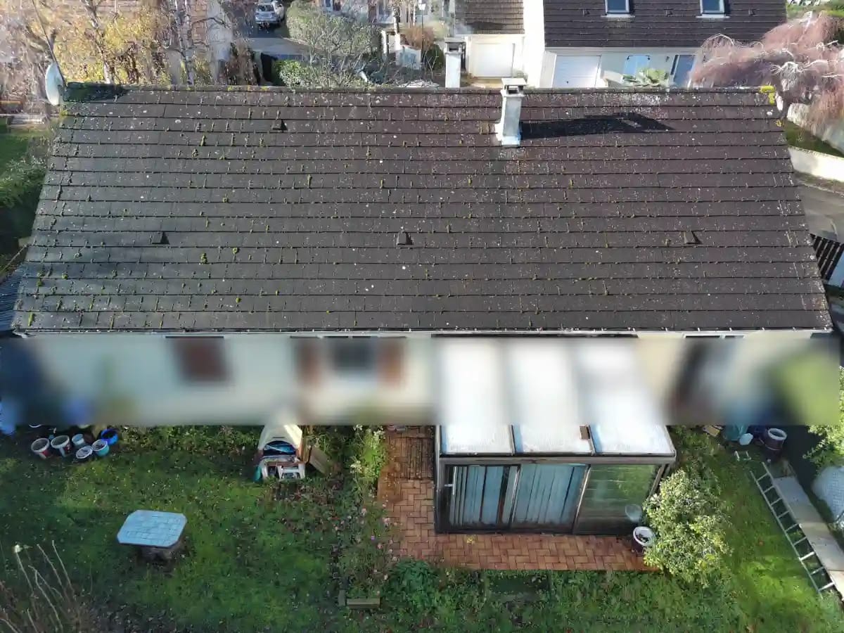 Prise de vue aérienne de la toiture à Servon – Seine-et-Marne