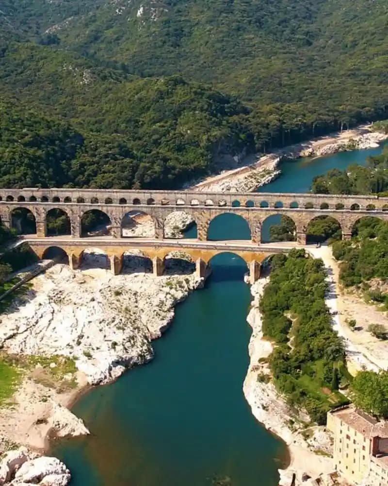 Prise de vue aérienne par drone d’un ouvrage d’art