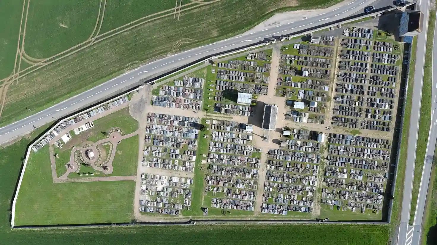 Vue aérienne panoramique à Magny-en-Vexin – Val-d’Oise